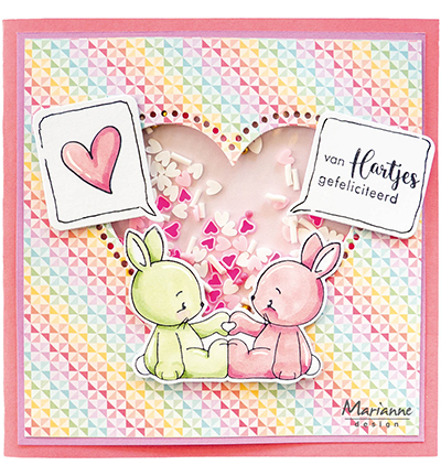 CR1715 Snijmallen - Marianne Design - Craftables Open Hearts vb1 Marianne Design - Craftables CR1715 - Open Hearts