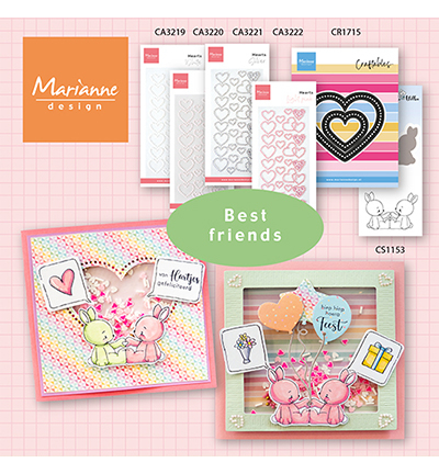 CR1715 Snijmallen - Marianne Design - Craftables Open Hearts vb2 Craftables snijmallen open hearts