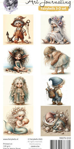 Fairybells 3-D setje Zomer, zand en zee