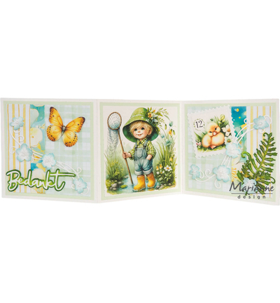 Snijmallen Marianne Design - Creatables Bedankt vb