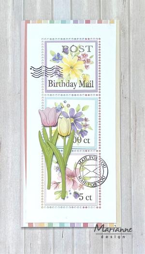 CR1724 3 Stamps - Craftables - Marianne Design vb