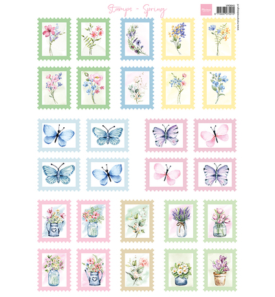 VK9645 Knipvel - Stamps - Spring VK9645 Knipvel voorjaar