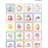 VK9647 Knipvel A4 – Stamps Coffee & Tea Knipvel Stamps Coffee Tea
