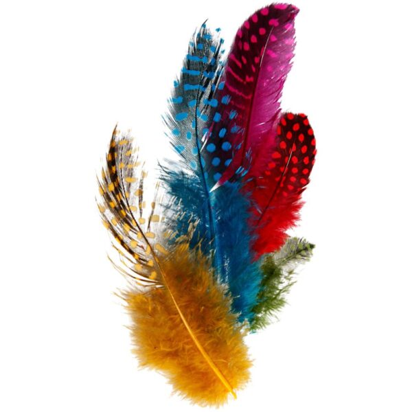 Veertjes - assortiment kleurtjes 3 g/ 1 pack