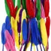 Veertjes - gekleurd 13 cm 48 stuks