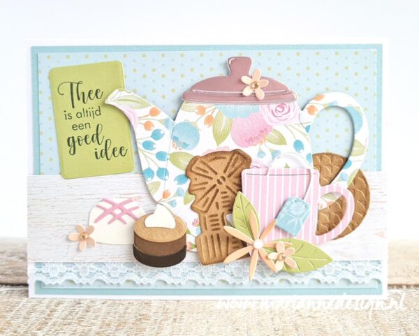 Marianne Design - Creatables LR0803 - Teapot & glass