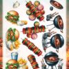 CD12467 3D Cutting Sheet - Berries Beauties - Grillmasters - Flame Grilled Favorites 3D Cutting Sheet - Berries Beauties - Grillmasters - Flame Grilled Favorites