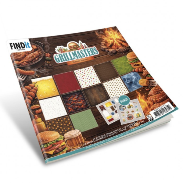 Paperpack - Berries Beauties - Grillmasters 20 x 20 cm Paperpack - Berries Beauties - Grillmasters 20 x 20 cm
