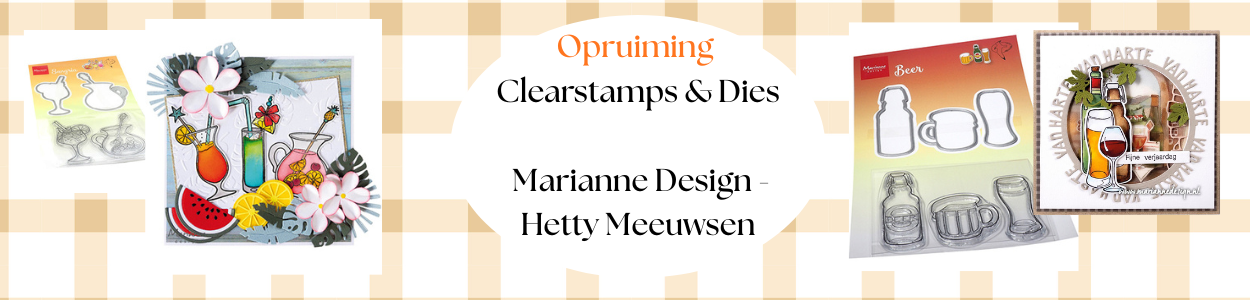 Banner opruiming Hetty Meeuwsen clearstamps