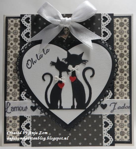 COL1344 Collectalbes snijmal en stempels French Cats