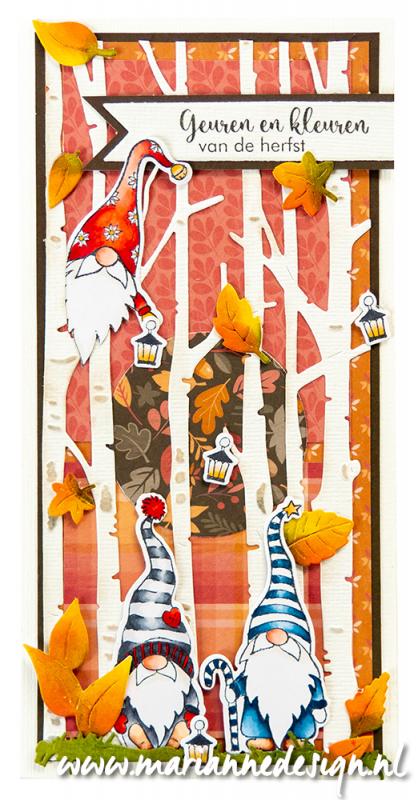 Marianne Design - Clearstamps and Dies CS1106 - Gnome & Lantern