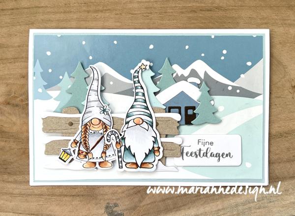 Marianne Design - Clearstamps and Dies CS1107 - Gnome & Cane