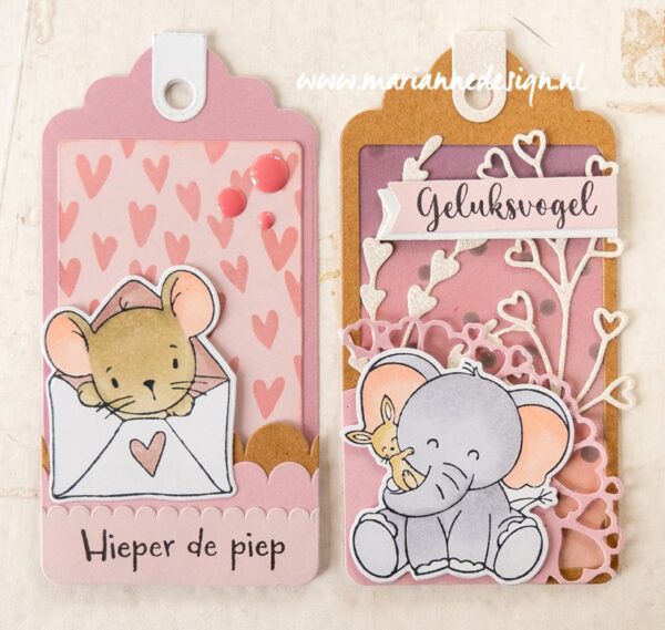 Marianne Design – Clearstamps and dies CS1153 – Elephant Hug