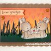 Marianne Design – Clearstamps and dies CS1154 – Rabbit Friends