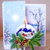 CD11553 3D knipvel - Yvon's Art - Christmas Candle Yvon’s Art Factory – Knipvel CD11553 - Christmas Candle